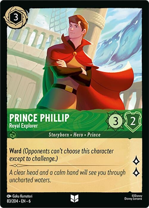 Image for Prince Phillip - Royal Explorer (83/204) (6) - Disney Lorcana