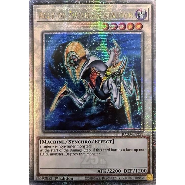 Image for Ally of Justice Catastor (Quarter Century Secret Rare) (RA03-EN222) - YuGiOh