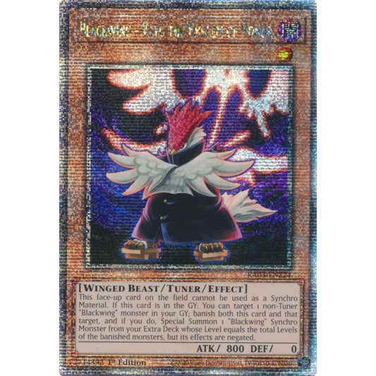 Image for Blackwing - Vayu the Emblem of Honor (Quarter Century Secret Rare) (RA03-EN224) - YuGiOh