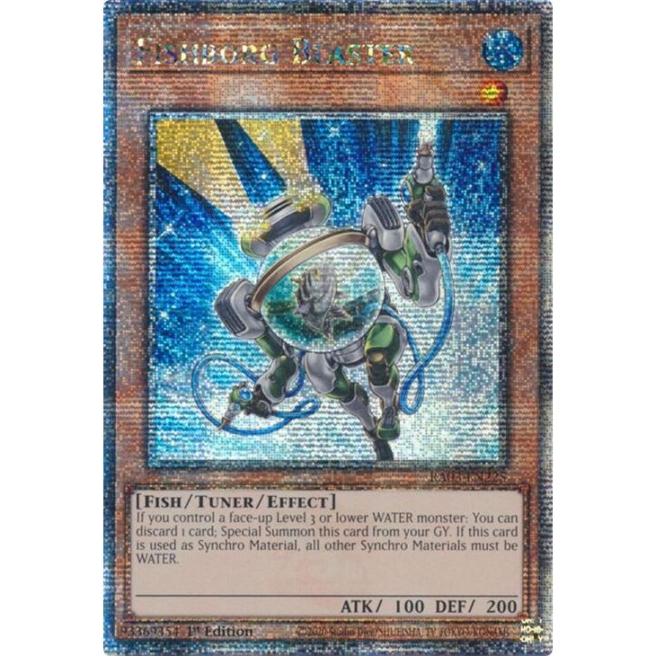 Image for Fishborg Blaster (Quarter Century Secret Rare) (RA03-EN225) - YuGiOh