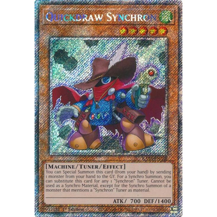 Image for Quickdraw Synchron (Platinum Secret Rare) (RA03-EN228) - YuGiOh