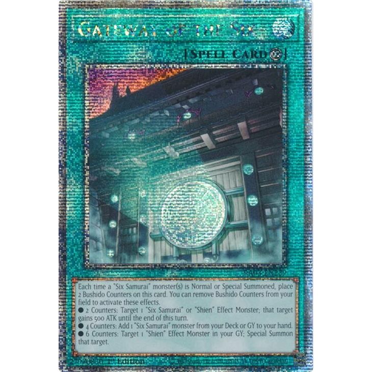 Image for Gateway of the Six (Quarter Century Secret Rare) (RA03-EN229) - YuGiOh