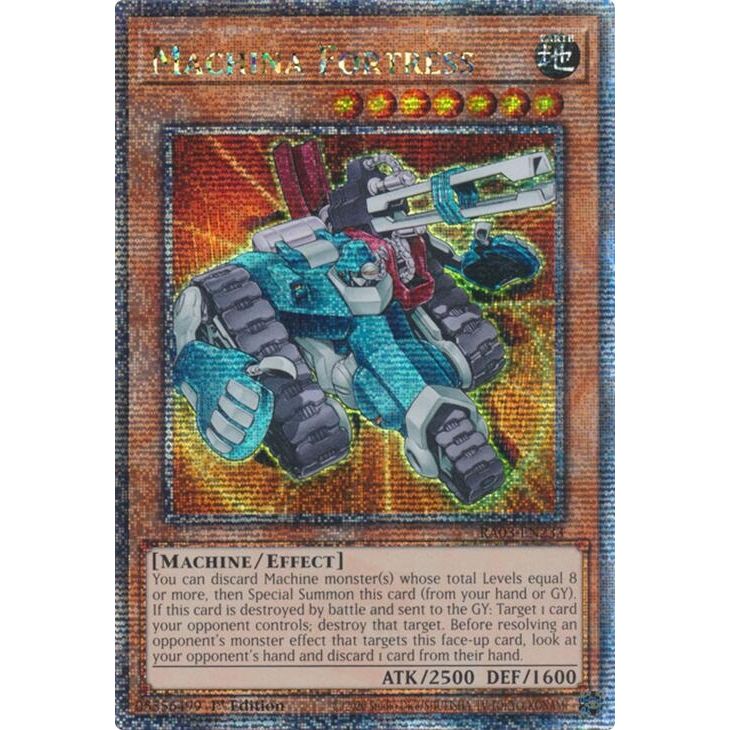 Image for Machina Fortress (Quarter Century Secret Rare) (RA03-EN233) - YuGiOh