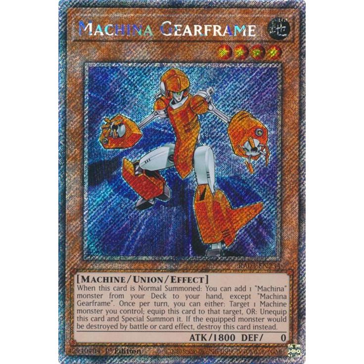 Image for Machina Gearframe (Platinum Secret Rare) (RA03-EN234) - YuGiOh
