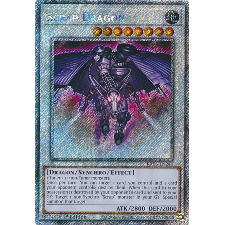 Image for Scrap Dragon (Platinum Secret Rare) (RA03-EN240) - YuGiOh