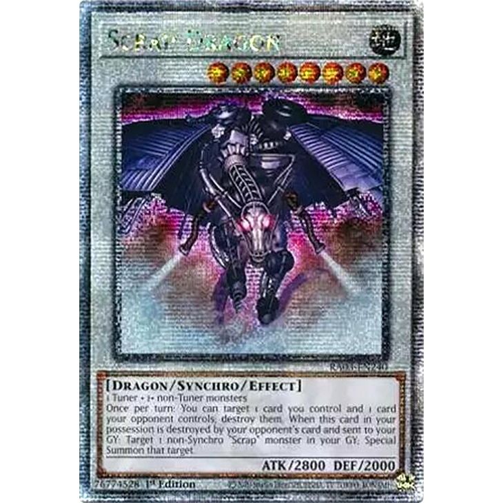 Image for Scrap Dragon (Quarter Century Secret Rare) (RA03-EN240) - YuGiOh