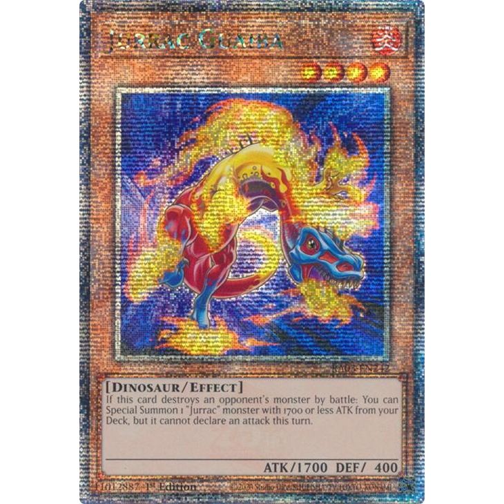 Image for Jurrac Guaiba (Quarter Century Secret Rare) (RA03-EN242) - YuGiOh