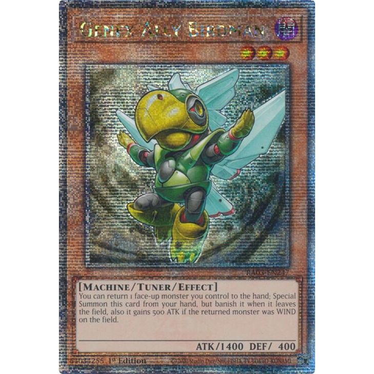 Image for Genex Ally Birdman (Quarter Century Secret Rare) (RA03-EN247) - YuGiOh
