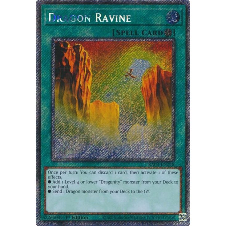Image for Dragon Ravine (Platinum Secret Rare) (RA03-EN248) - YuGiOh