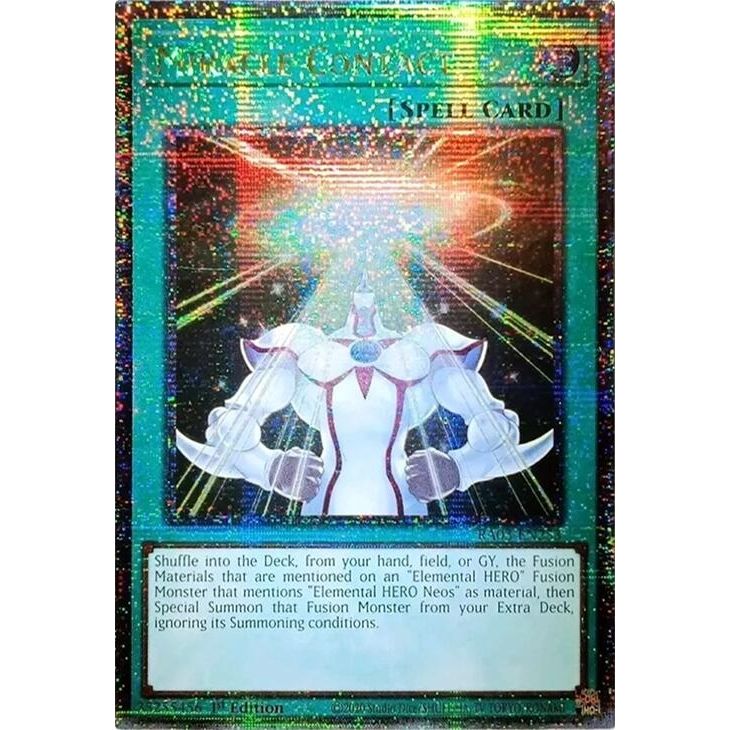 Image for Miracle Contact (Quarter Century Secret Rare) (RA03-EN253) - YuGiOh