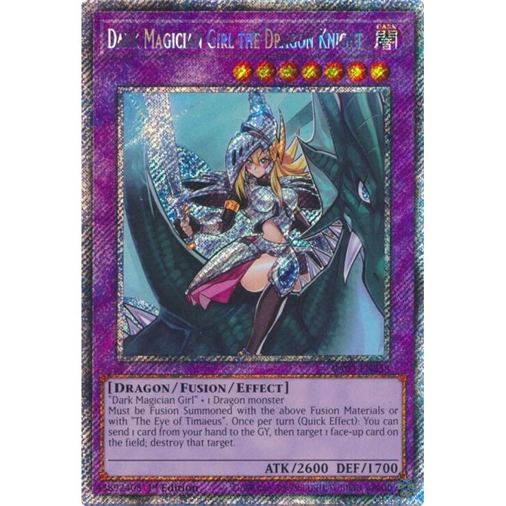 Image for Dark Magician Girl the Dragon Knight (Platinum Secret Rare) (RA03-EN258) - YuGiOh