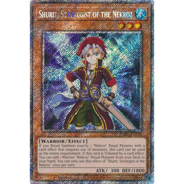 Image for Shurit, Strategist of the Nekroz (Platinum Secret Rare) (RA03-EN259) - YuGiOh