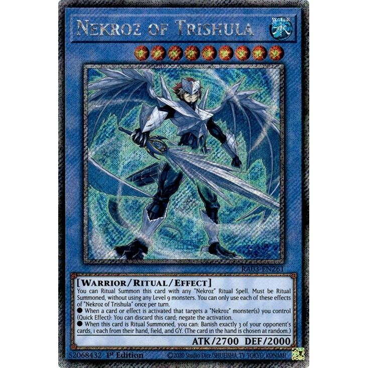 Image for Nekroz of Trishula (Platinum Secret Rare) (RA03-EN261) - YuGiOh