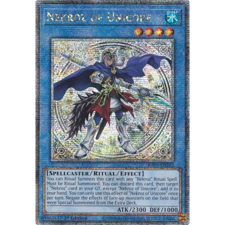 Image for Nekroz of Unicore (Quarter Century Secret Rare) (RA03-EN262) - YuGiOh