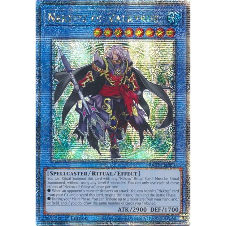 Image for Nekroz of Valkyrus (Quarter Century Secret Rare) (RA03-EN263) - YuGiOh
