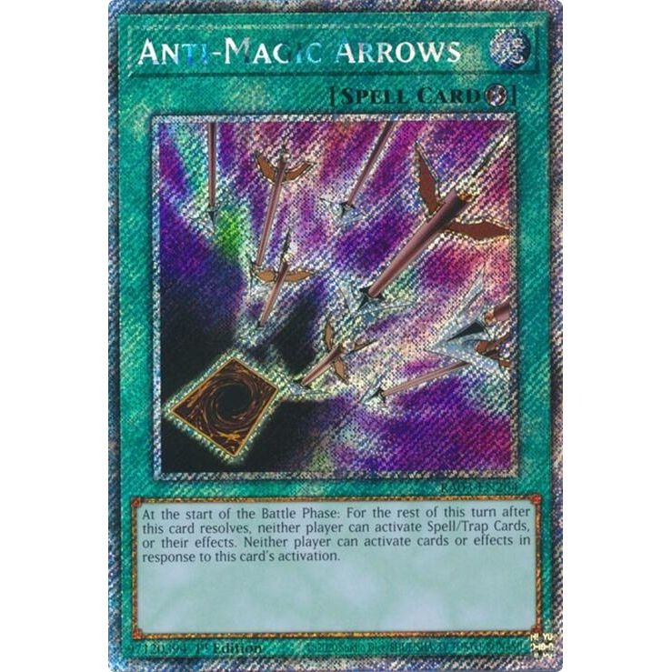 Image for Anti-Magic Arrows (Platinum Secret Rare) (RA03-EN264) - YuGiOh