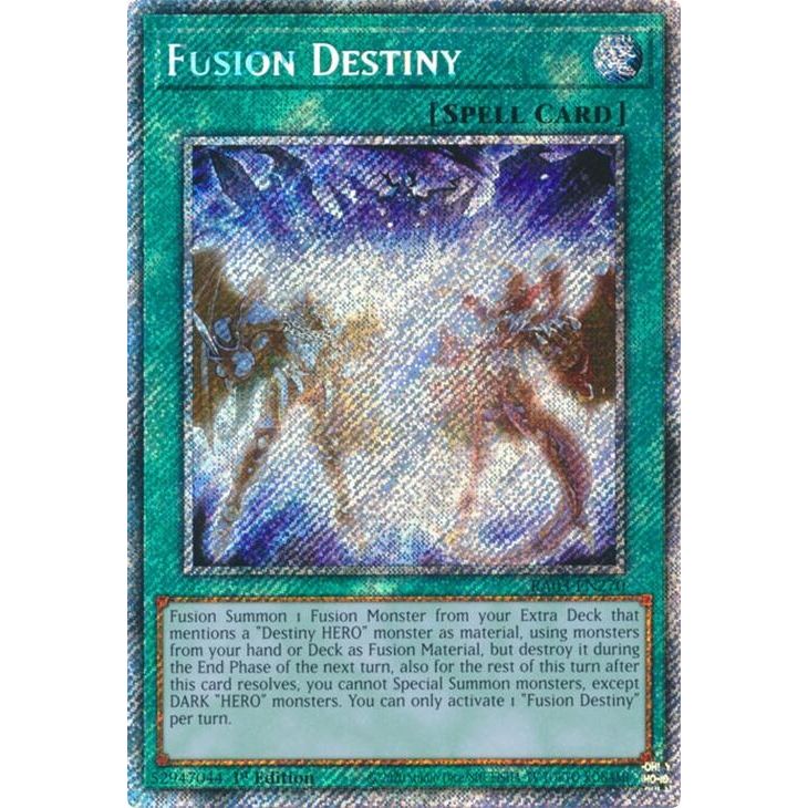 Image for Fusion Destiny (Platinum Secret Rare) (RA03-EN270) - YuGiOh