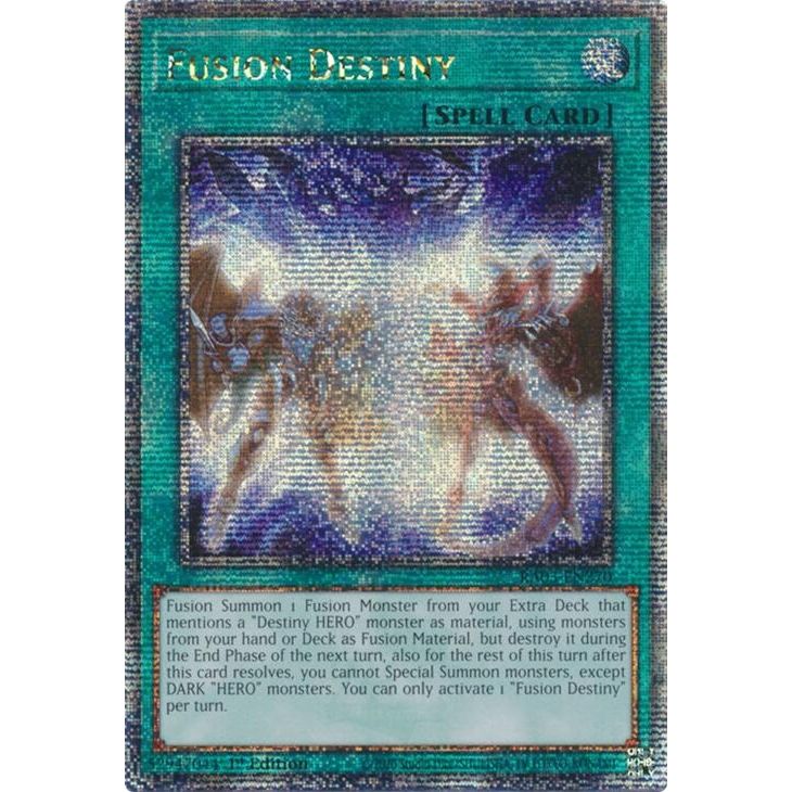 Image for Fusion Destiny (Quarter Century Secret Rare) (RA03-EN270) - YuGiOh