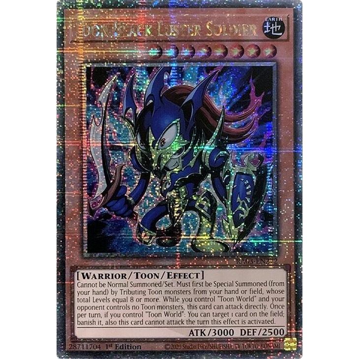 Image for Toon Black Luster Soldier (Quarter Century Secret Rare) (RA03-EN272) - YuGiOh