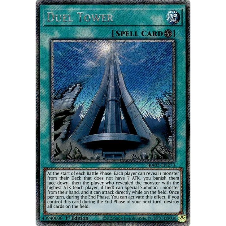Image for Duel Tower (Platinum Secret Rare) (RA03-EN273) - YuGiOh