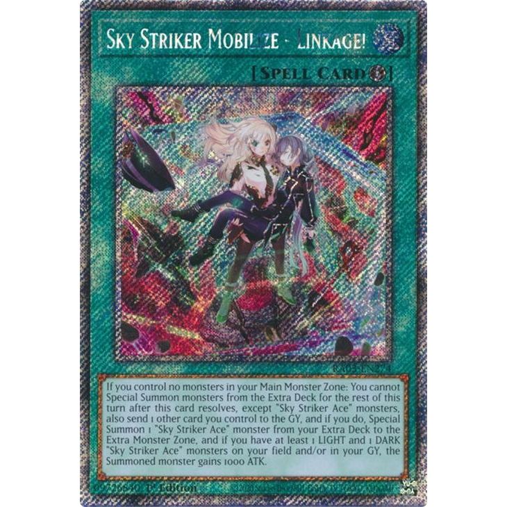 Image for Sky Striker Mobilize - Linkage! (Platinum Secret Rare) (RA03-EN274) - YuGiOh