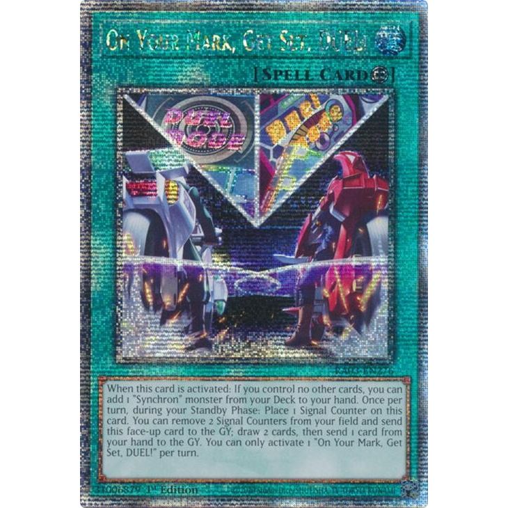 Image for On Your Mark, Get Set, DUEL! (Quarter Century Secret Rare) (RA03-EN276) - YuGiOh
