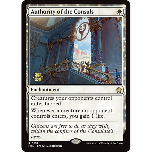 Image for Authority of the Consuls (FDN) (137) (PRE) - Magic: The Gathering