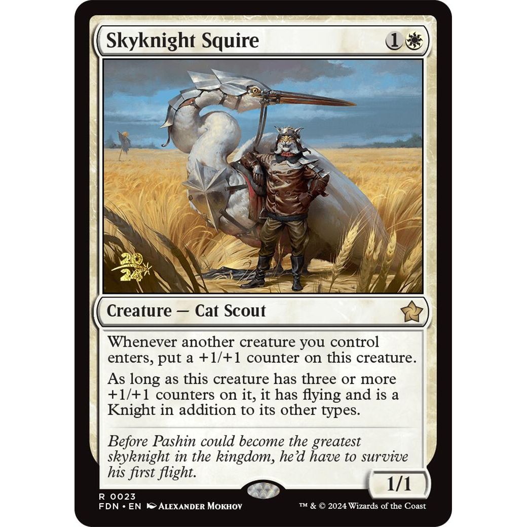 Image for Skyknight Squire (23) (PRE) - Magic: The Gathering