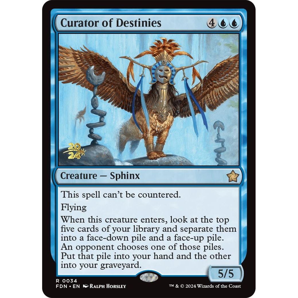 Image for Curator of Destinies (34) (PRE) - Magic: The Gathering
