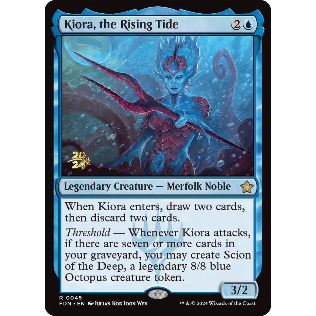 Image for Kiora, the Rising Tide (45) (PRE) - Magic: The Gathering