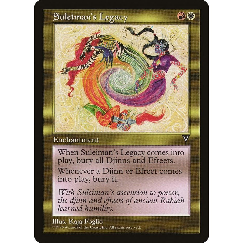 Image for Suleiman's Legacy (VIS) - Magic: The Gathering