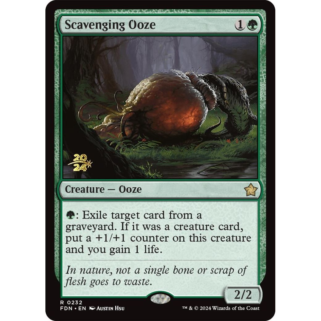 Image for Scavenging Ooze (FDN) (232) (PRE) - Magic: The Gathering