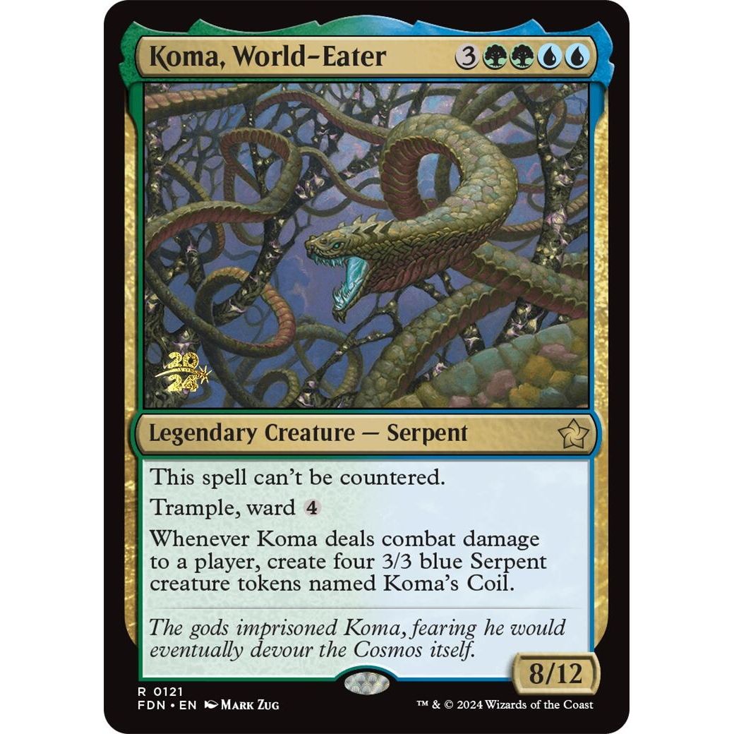 Image for Koma, World-Eater (121) (PRE) - Magic: The Gathering