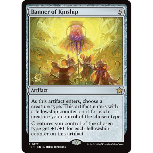 Image for Banner of Kinship (127) (PRE) - Magic: The Gathering