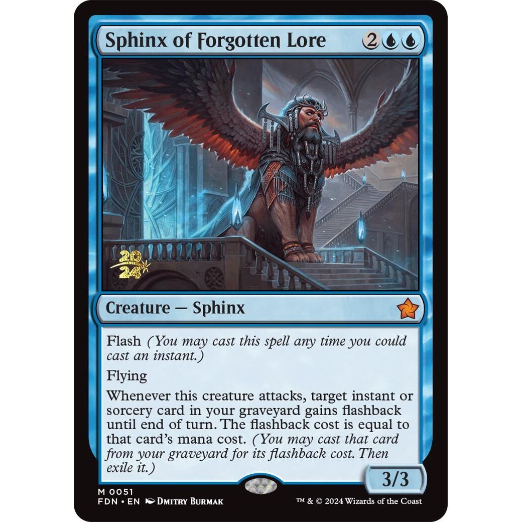 Image for Sphinx of Forgotten Lore (51) (PRE) - Magic: The Gathering