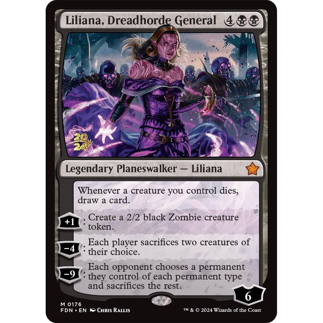 Image for Liliana, Dreadhorde General (FDN) (176) (PRE) - Magic: The Gathering