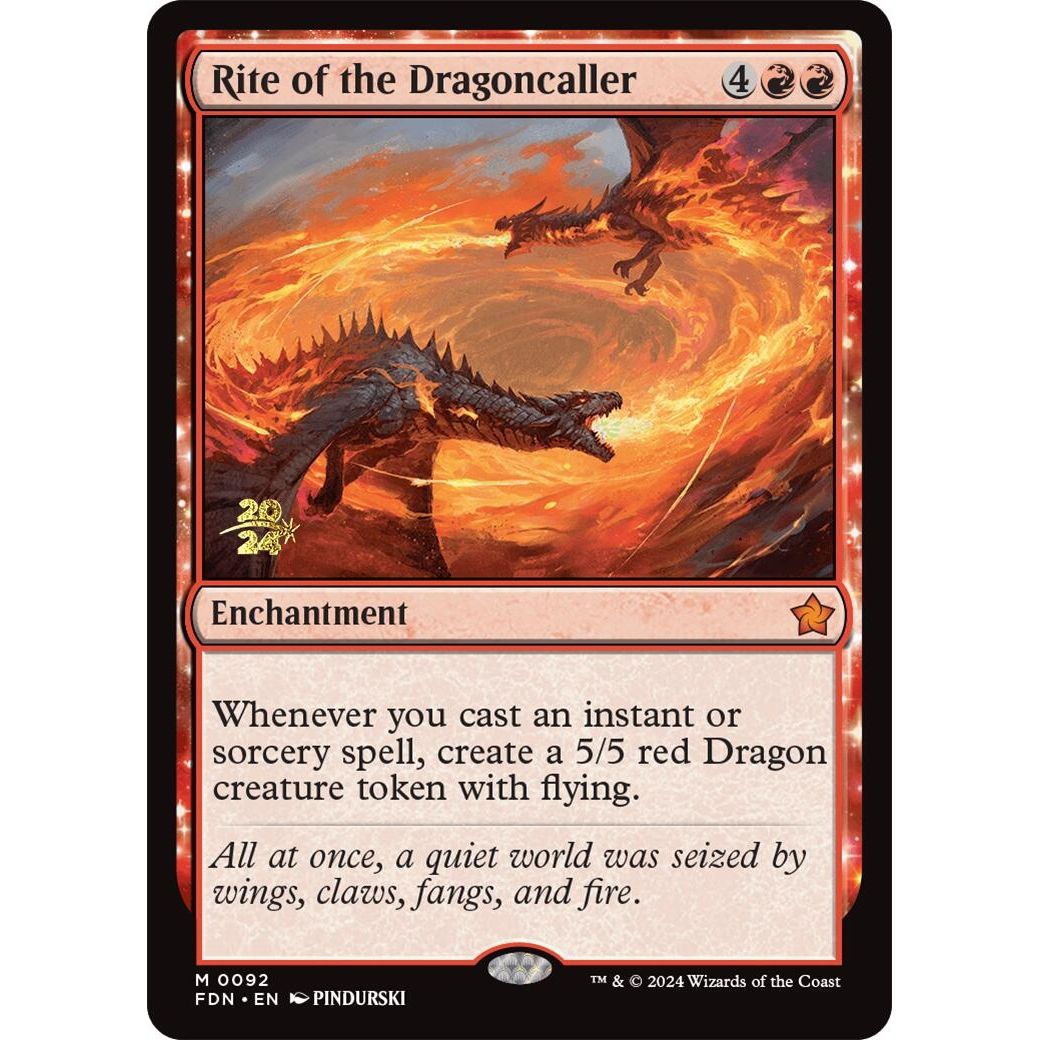 Image for Rite of the Dragoncaller (92) (PRE) - Magic: The Gathering