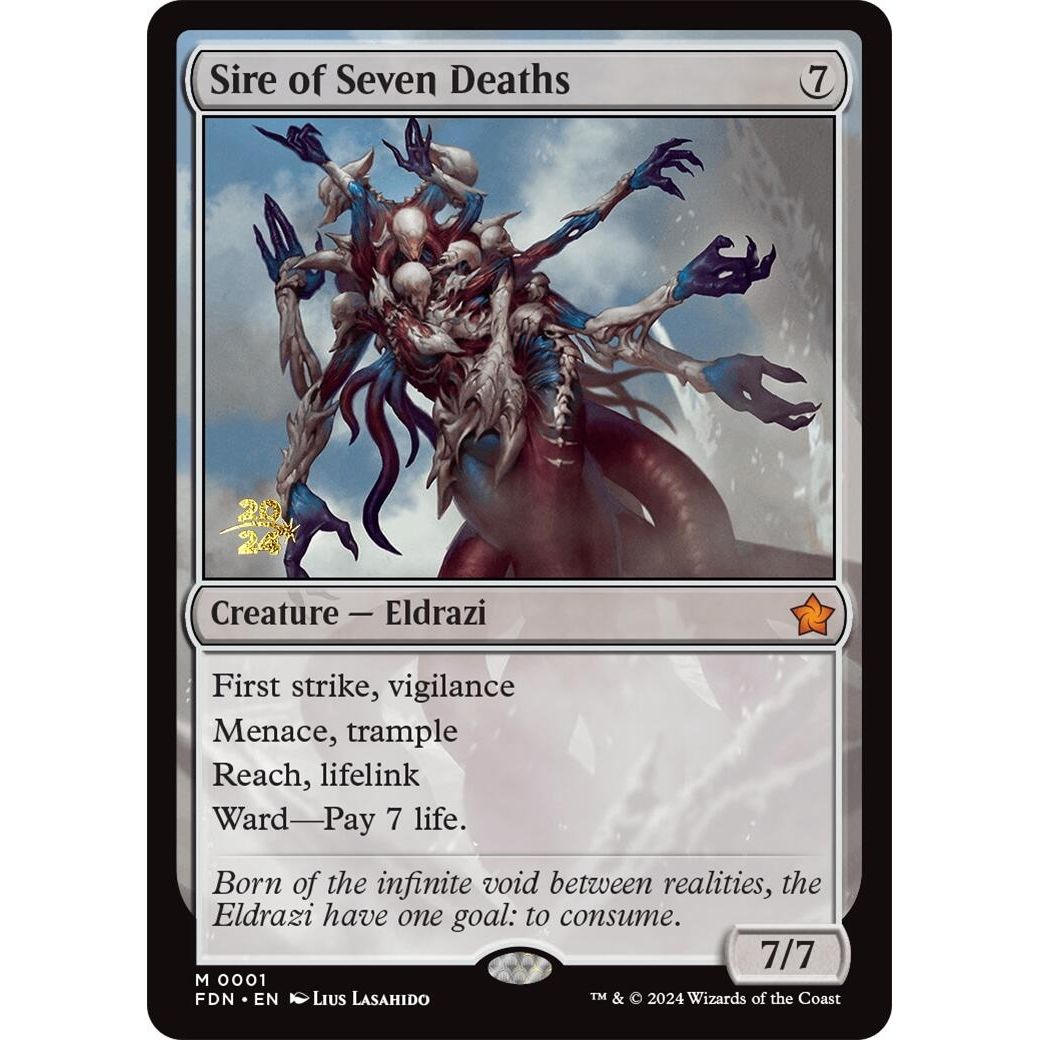 Image for Sire of Seven Deaths (1) (PRE) - Magic: The Gathering