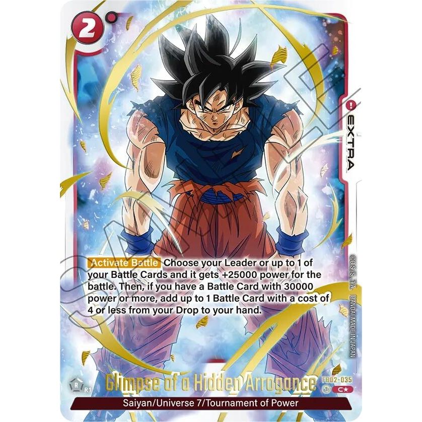Image for Glimpse of a Hidden Arrogance (FB02-035) (DBSFW_PR) - Dragon Ball Super: Fusion World