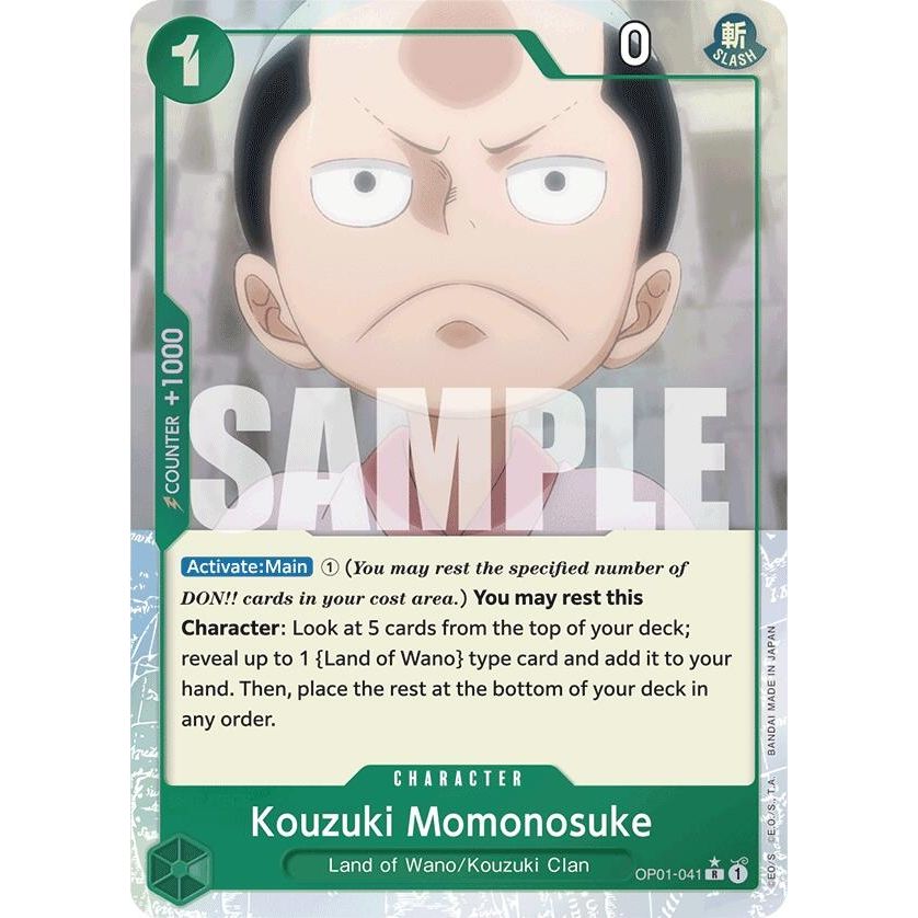 Image for Kouzuki Momonosuke (Full Art) (OP01-041) (PRB-01) - One Piece Card Game