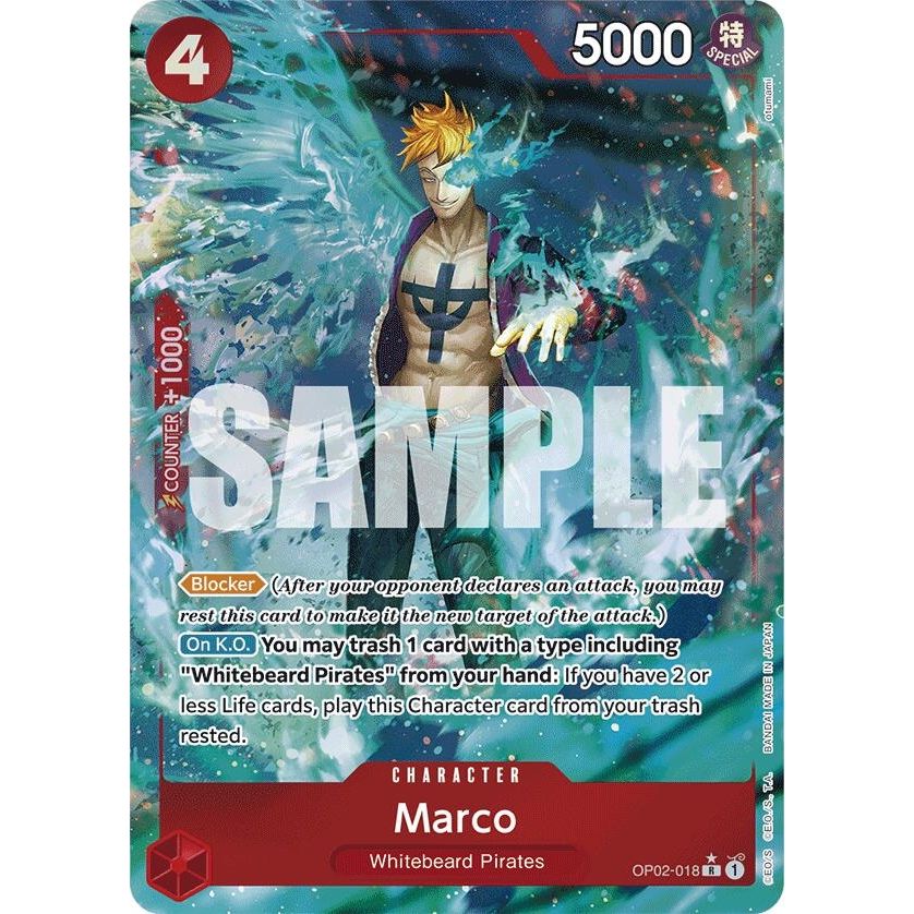Image for Marco (Full Art) (OP02-018) (PRB-01) - One Piece Card Game
