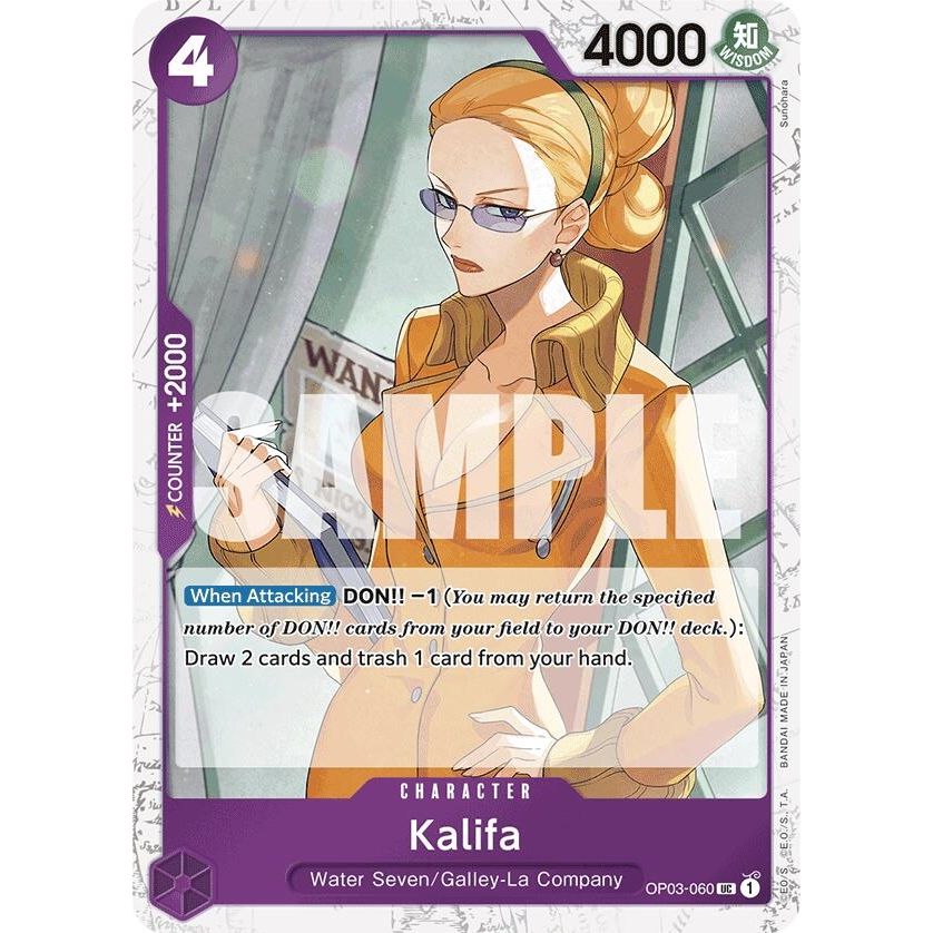Image for Kalifa (Jolly Roger Foil) (OP03-060) (PRB-01) - One Piece Card Game