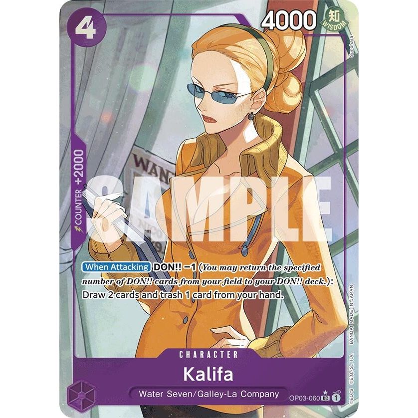 Image for Kalifa (Full Art) (OP03-060) (PRB-01) - One Piece Card Game