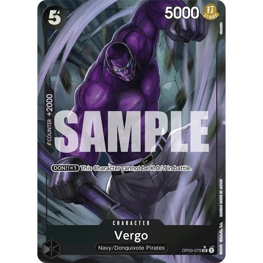 Image for Vergo (Full Art) (OP03-079) (PRB-01) - One Piece Card Game