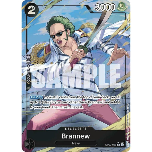 Image for Brannew (Alternate Art) (OP03-089) (PRB-01) - One Piece Card Game