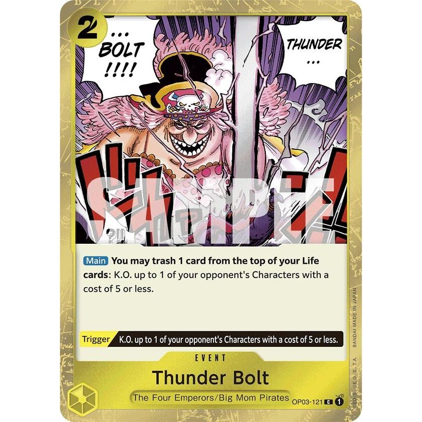 Image for Thunder Bolt (Jolly Roger Foil) (OP03-121) (PRB-01) - One Piece Card Game