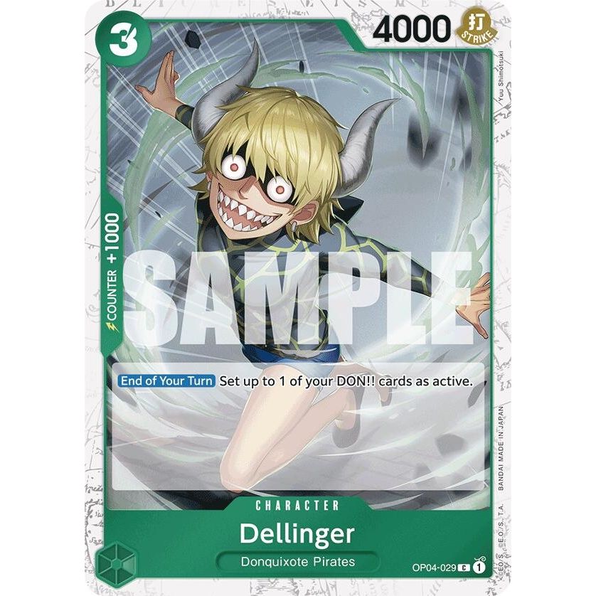 Image for Dellinger (Jolly Roger Foil) (OP04-029) (PRB-01) - One Piece Card Game