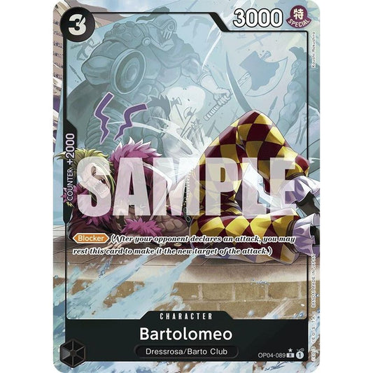 Image for Bartolomeo (OP04-089) (Full Art) (OP04-089) (PRB-01) - One Piece Card Game