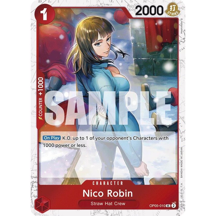 Image for Nico Robin (Jolly Roger Foil) (OP05-010) (PRB-01) - One Piece Card Game