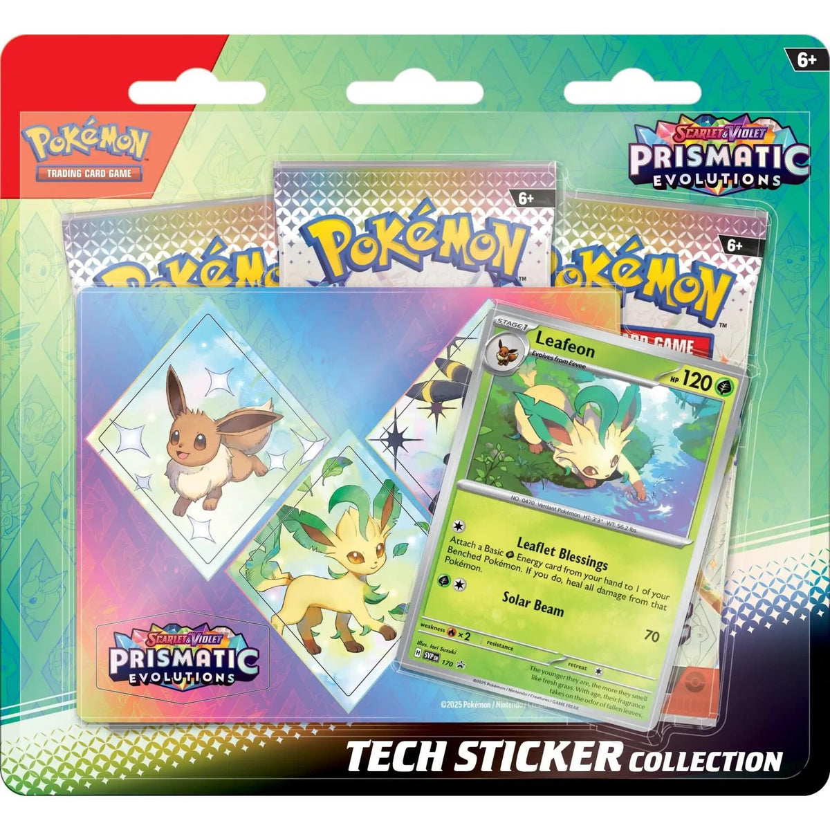 Image for Prismatic Evolutions Tech Sticker Collection [Leafeon] - Pokemon